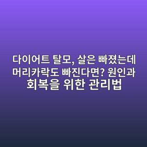 다이어트 탈모, 살은 빠졌는데 머리카락도 빠진다면? 원인과 회복을 위한 관리법 2 eb8ba4ec9db4ec96b4ed8ab8 ed8388ebaaa8 ec82b4ec9d80 ebb9a0eca18ceb8a94eb8db0 eba8b8eba6acecb9b4eb9dbdeb8f84 ebb9a0eca784eb8ba4eba9b4 1786453906