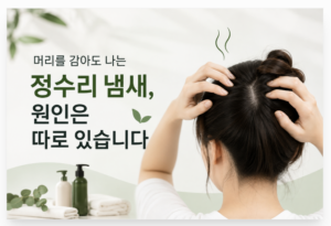 정수리 냄새 원인은 무엇일까? 두피 냄새 없애는 샴푸법과 관리 방법 총정리