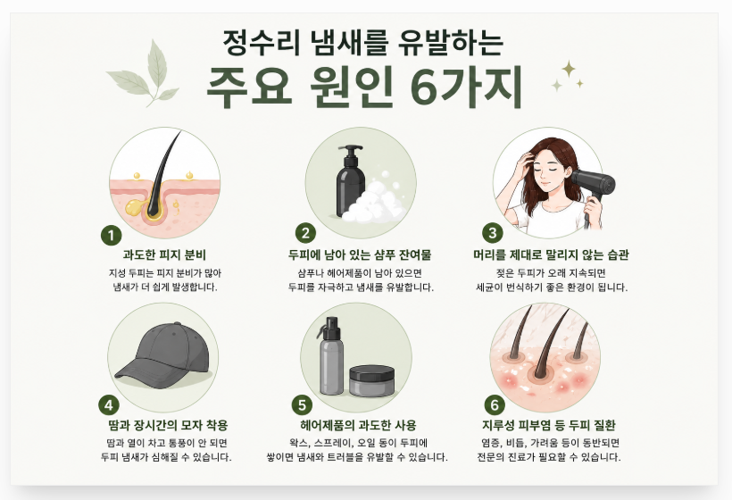 정수리 냄새 원인은 무엇일까? 두피 냄새 없애는 샴푸법과 관리 방법 총정리 2 image 133