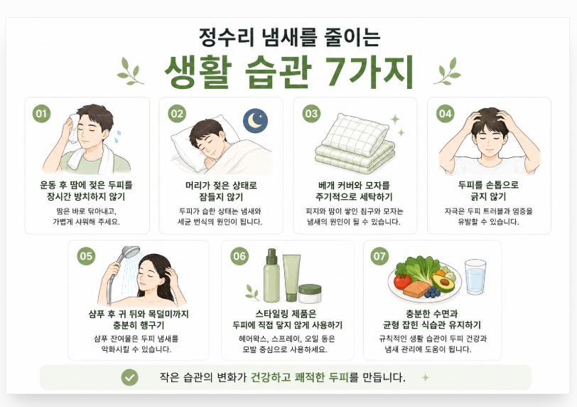 정수리 냄새 원인은 무엇일까? 두피 냄새 없애는 샴푸법과 관리 방법 총정리 7 image 138