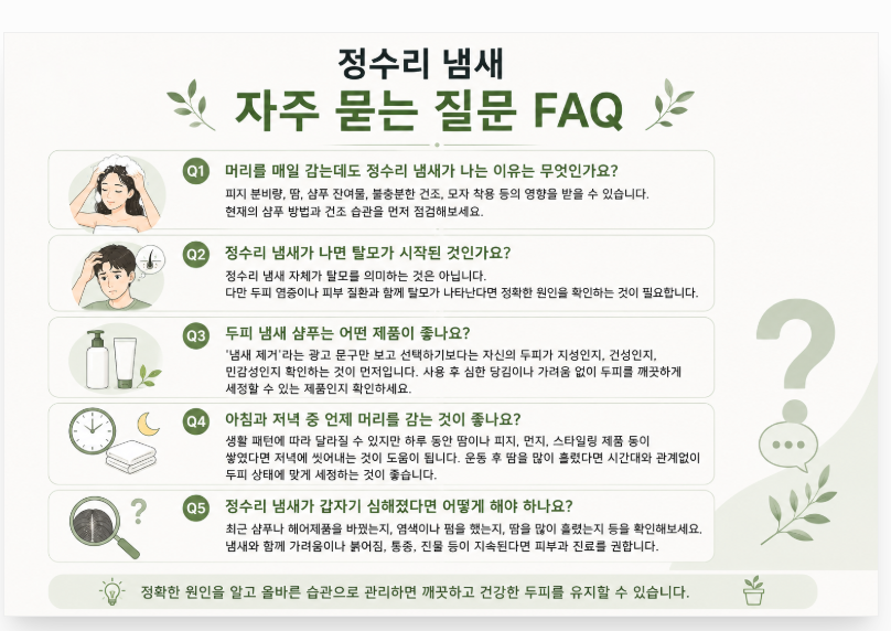 정수리 냄새 원인은 무엇일까? 두피 냄새 없애는 샴푸법과 관리 방법 총정리 9 image 140