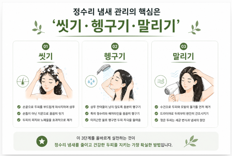 정수리 냄새 원인은 무엇일까? 두피 냄새 없애는 샴푸법과 관리 방법 총정리 10 image 141