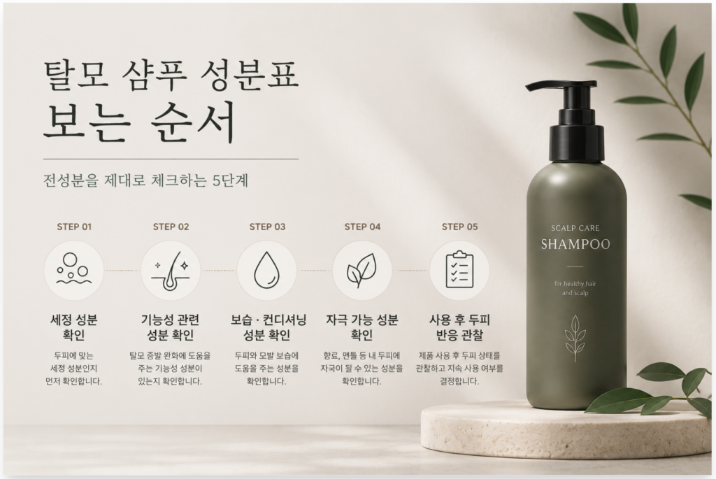 탈모 샴푸 성분표 보는 법, 꼭 확인해야 할 성분과 주의할 성분 총정리 2 image 189