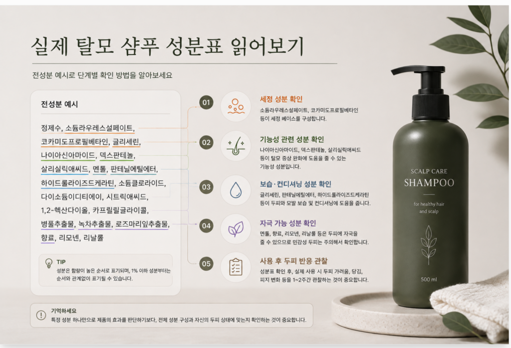탈모 샴푸 성분표 보는 법, 꼭 확인해야 할 성분과 주의할 성분 총정리 3 image 190