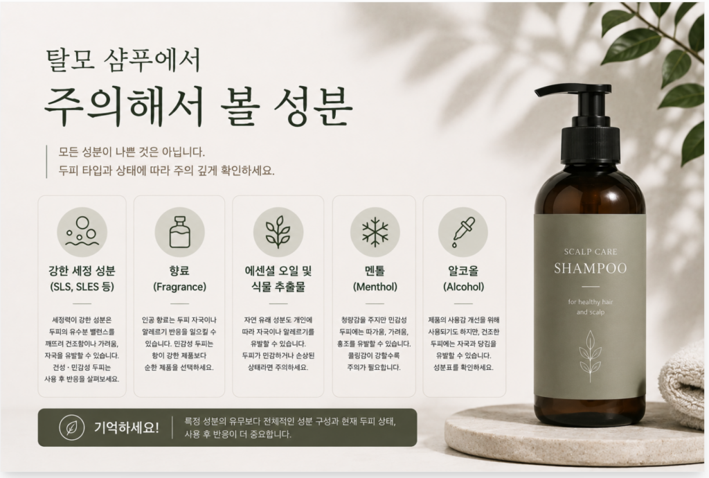 탈모 샴푸 성분표 보는 법, 꼭 확인해야 할 성분과 주의할 성분 총정리 5 image 193
