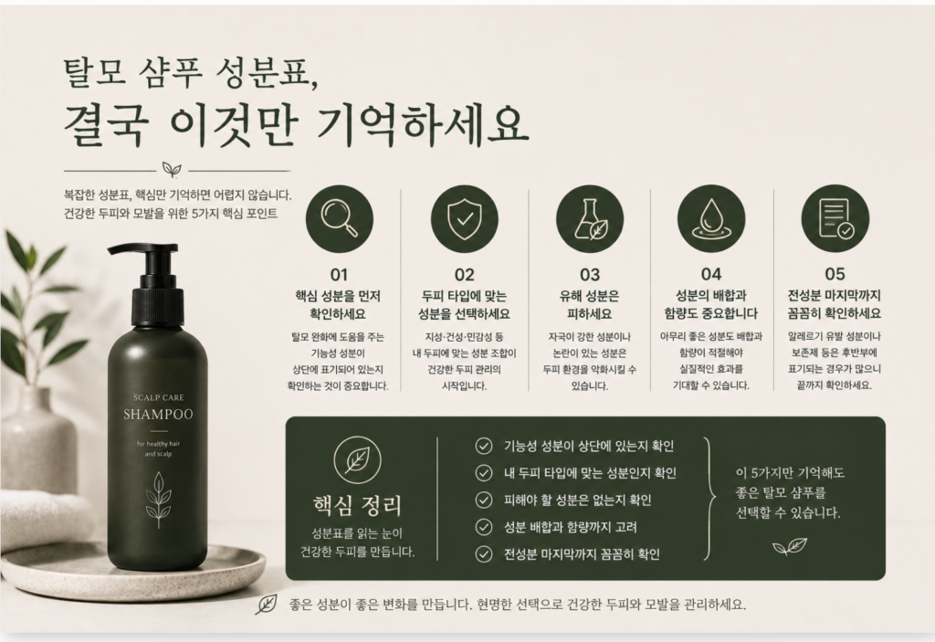 탈모 샴푸 성분표 보는 법, 꼭 확인해야 할 성분과 주의할 성분 총정리 10 image 198