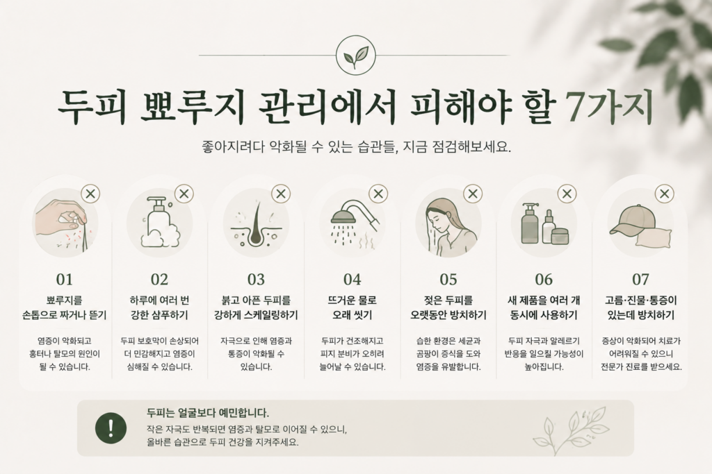 두피에 뾰루지가 생기는 이유 7가지, 반복되는 두피 염증 원인과 관리법 5 image 220