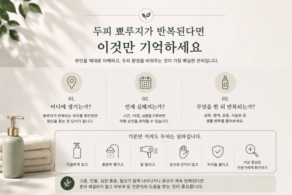 두피에 뾰루지가 생기는 이유 7가지, 반복되는 두피 염증 원인과 관리법 8 image 223