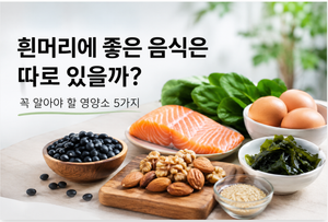 흰머리에 좋은 음식은 따로 있을까? 꼭 알아야 할 영양소 5가지 6 흰머리에 좋은 음식은 따로 있을까? 꼭 알아야 할 영양소 5가지