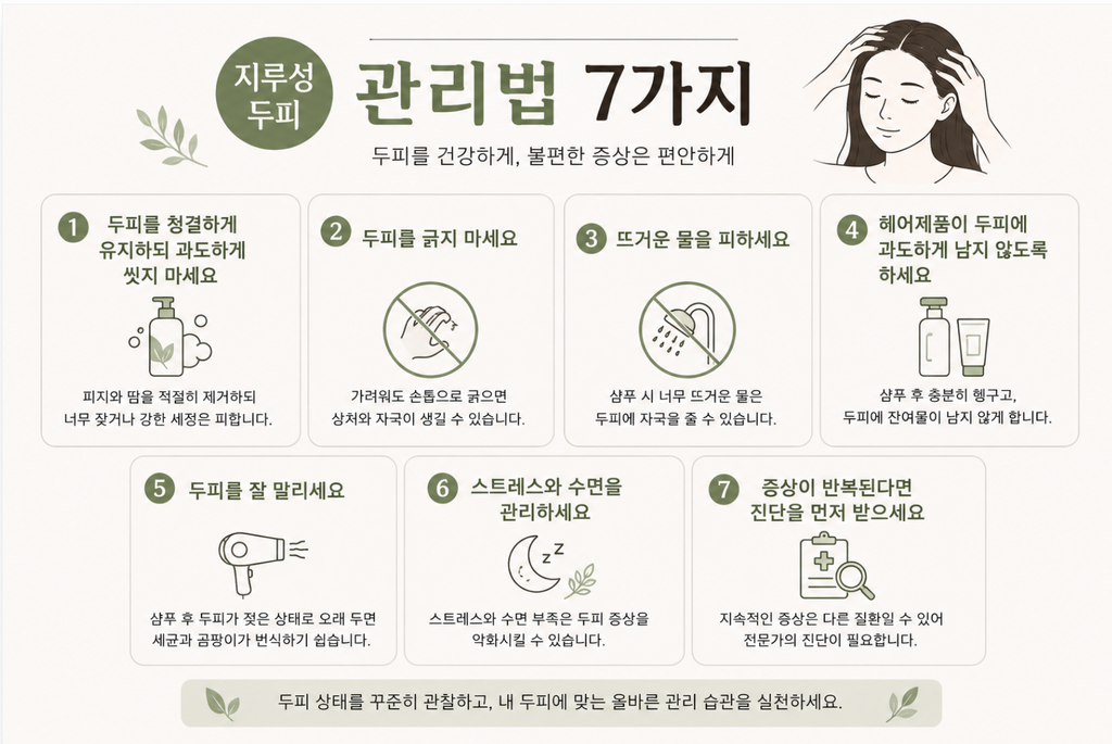 지루성 두피 원인 7가지, 머리를 매일 감아도 기름지고 가려운 이유 3 image 312