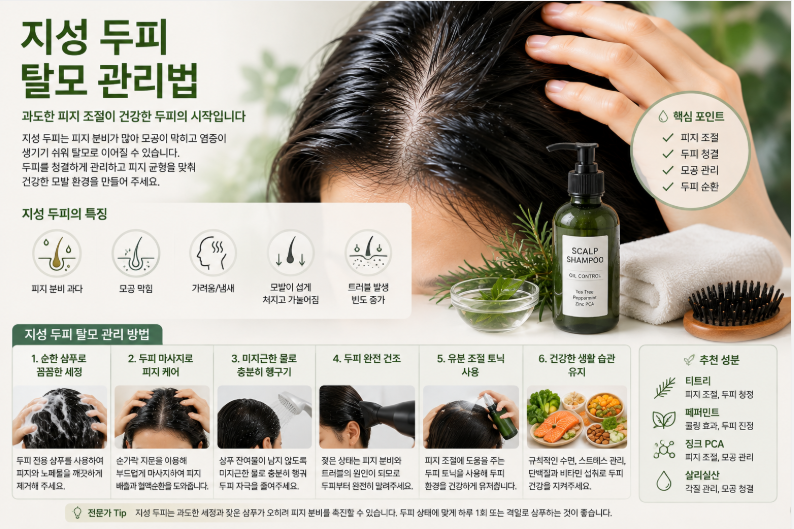 지성·건성·민감성 두피 탈모 관리법,두피 타입부터 제대로 알아야 합니다 1 image 6