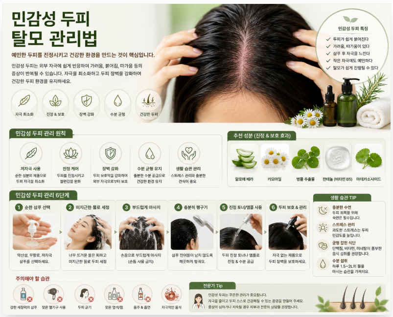 지성·건성·민감성 두피 탈모 관리법,두피 타입부터 제대로 알아야 합니다 3 image 8