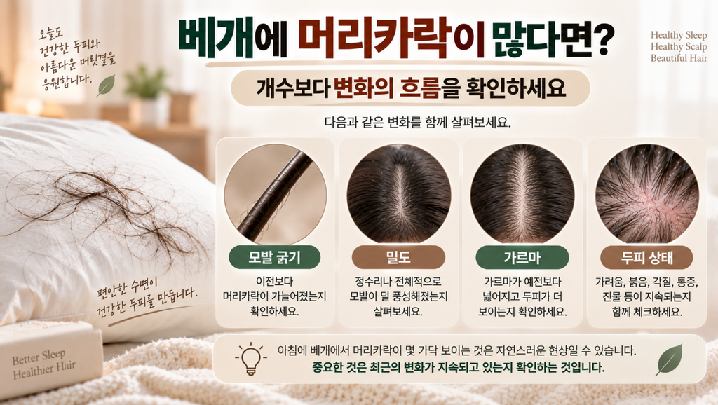 베개 커버가 두피와 탈모에 영향을 줄까? 소재별 차이와 올바른 관리법 9 image 100