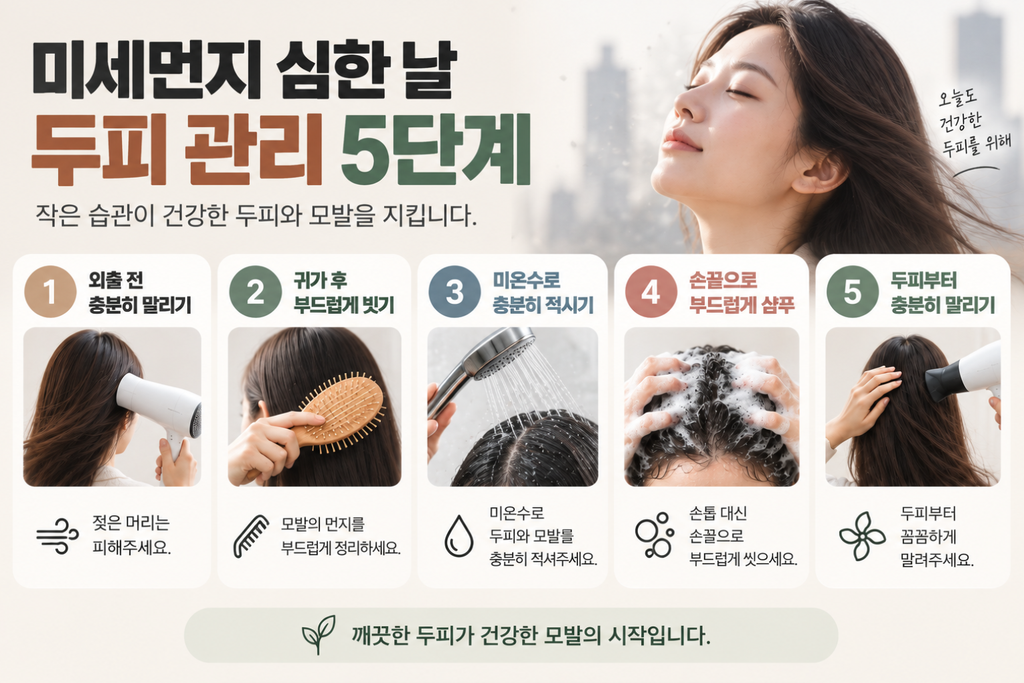 미세먼지가 두피와 탈모에 영향을 줄까? 모낭을 지키는 관리법 4 image 107