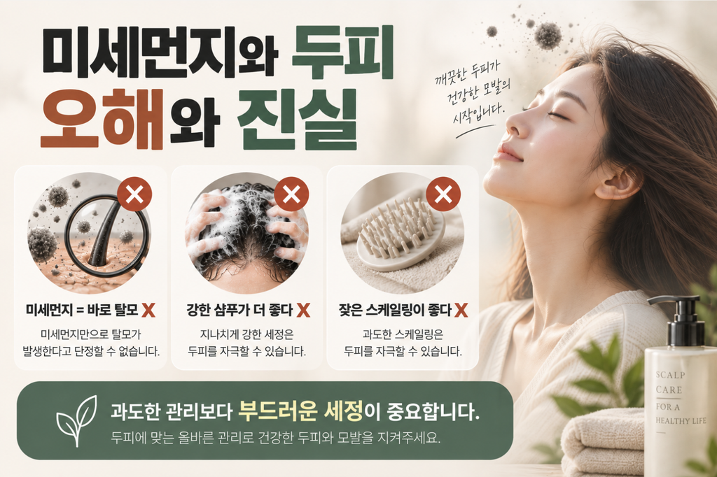 미세먼지가 두피와 탈모에 영향을 줄까? 모낭을 지키는 관리법 6 image 109