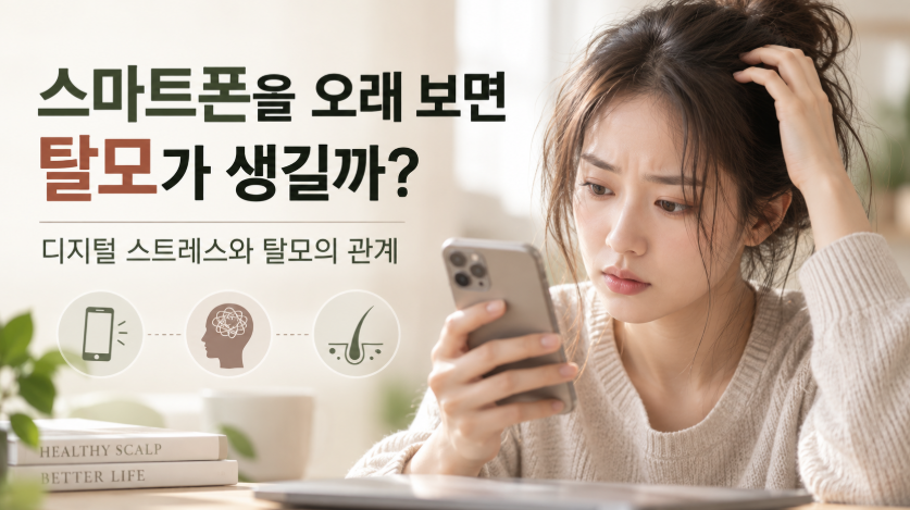 스마트폰을 오래 보면 탈모가 생길까? 디지털 스트레스와 탈모의 관계 1 image 124