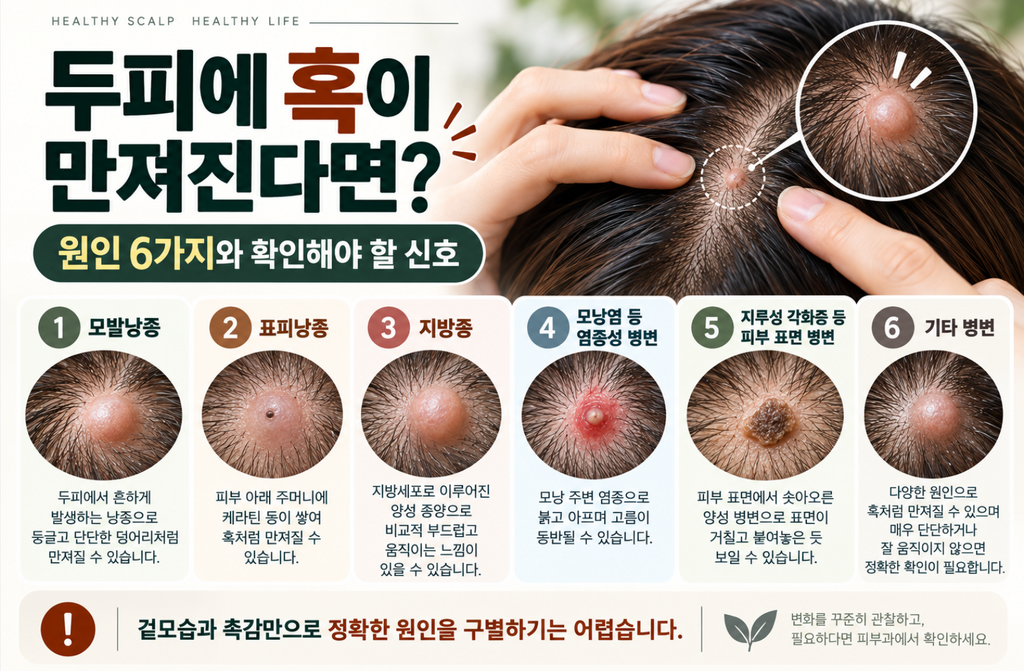 두피에 혹이 만져지는 이유 6가지|피지낭종일까? 병원에 가야 하는 신호 1 image 138