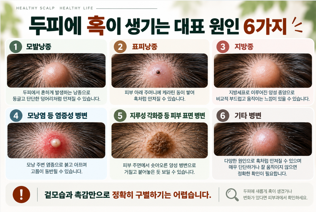 두피에 혹이 만져지는 이유 6가지|피지낭종일까? 병원에 가야 하는 신호 2 image 139
