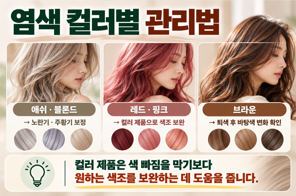 염색 후 색이 빨리 빠지는 이유 7가지, 오래 유지하는 관리법 4 image 179