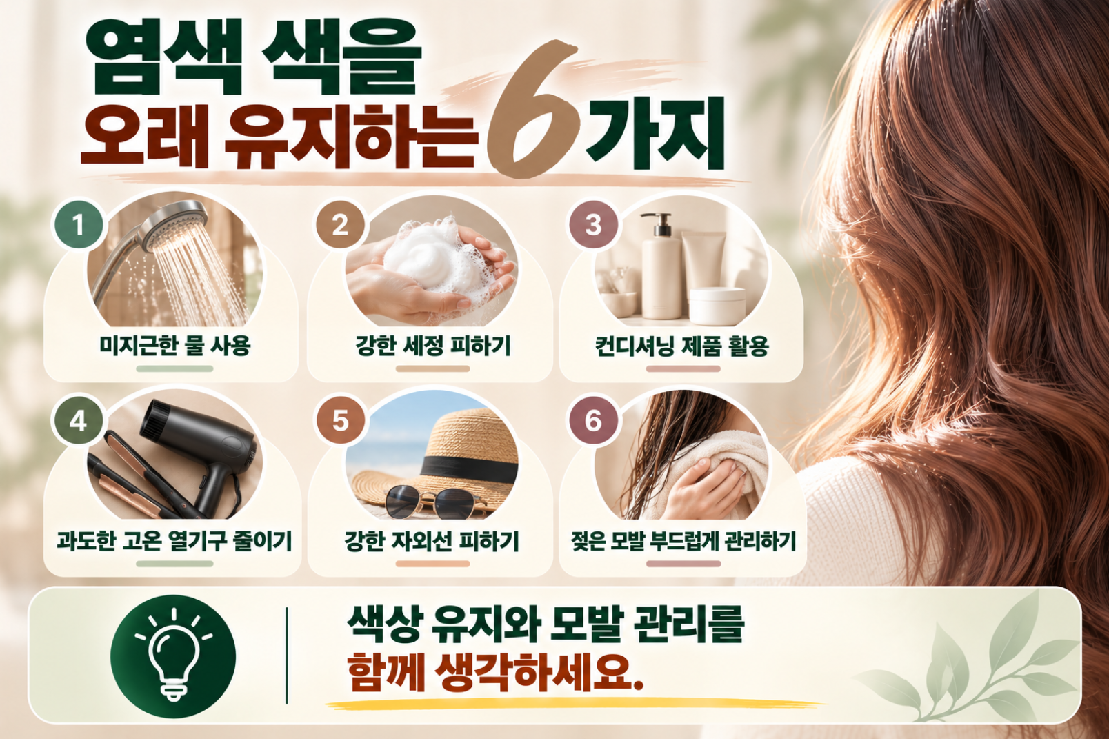 염색 후 색이 빨리 빠지는 이유 7가지, 오래 유지하는 관리법 5 image 180