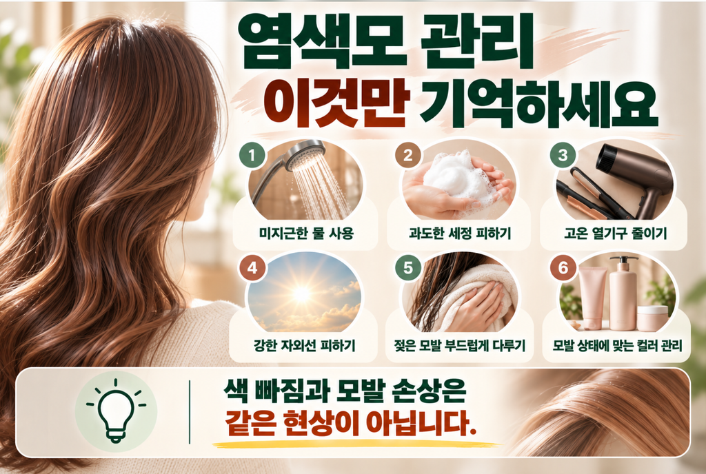 염색 후 색이 빨리 빠지는 이유 7가지, 오래 유지하는 관리법 6 image 181