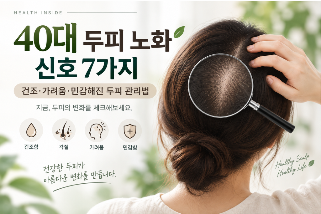 40대 두피 노화 신호 7가지|건조·가려움·민감해진 두피 관리법 1 image 20