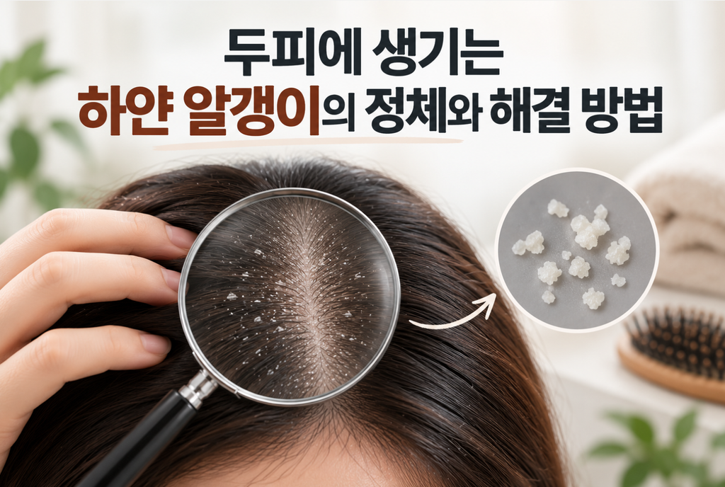 두피에 생기는 하얀 알갱이의 정체와 해결 방법 1 image 29