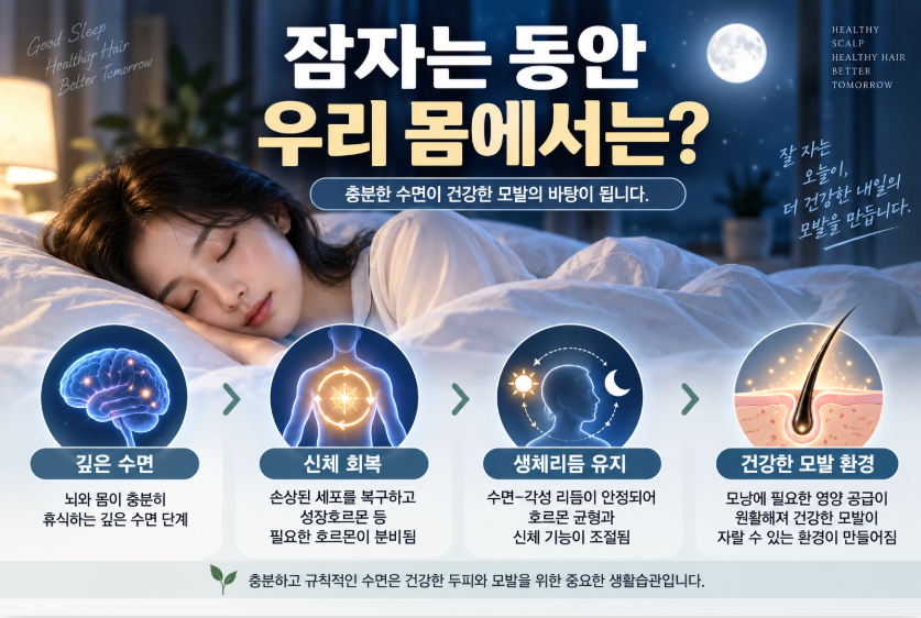잠을 못 자면 머리카락이 빠질까? 수면·멜라토닌과 탈모의 관계 3 image 54