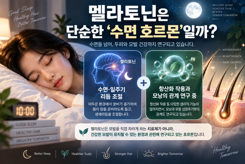 잠을 못 자면 머리카락이 빠질까? 수면·멜라토닌과 탈모의 관계 4 image 55