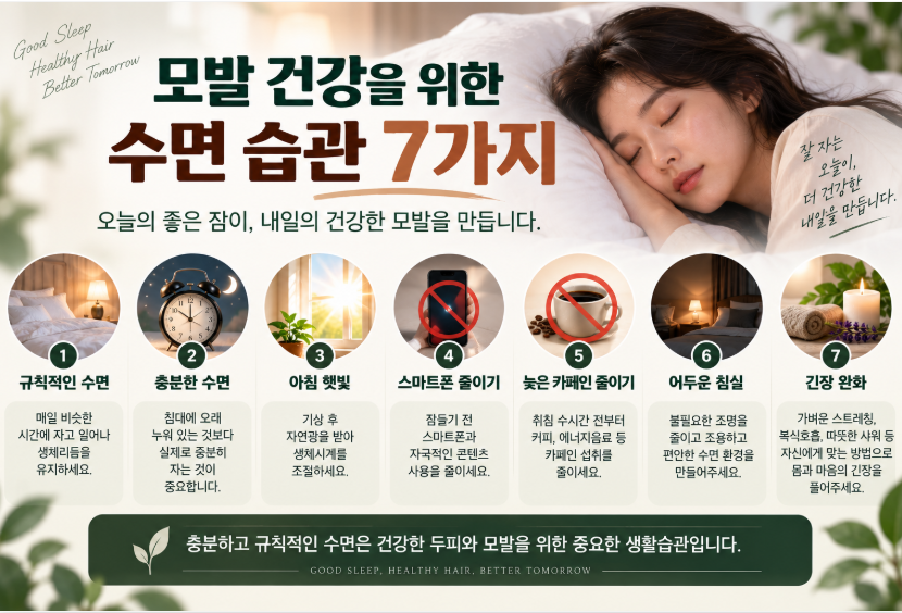 잠을 못 자면 머리카락이 빠질까? 수면·멜라토닌과 탈모의 관계 7 image 58