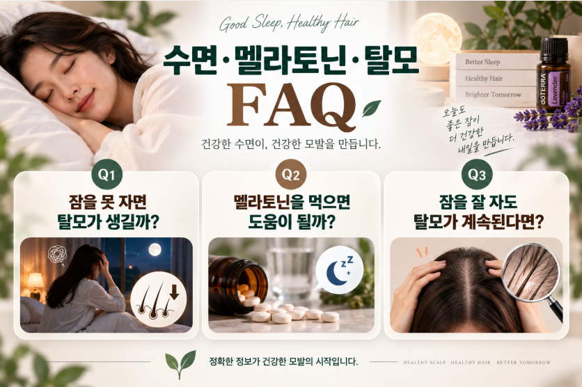 잠을 못 자면 머리카락이 빠질까? 수면·멜라토닌과 탈모의 관계 9 image 60