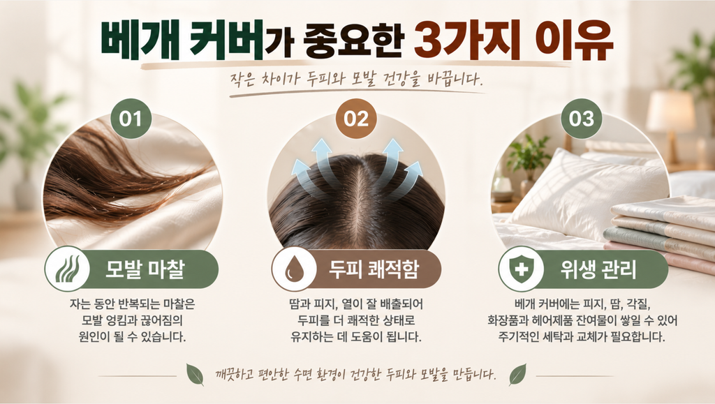 베개 커버가 두피와 탈모에 영향을 줄까? 소재별 차이와 올바른 관리법 2 image 94