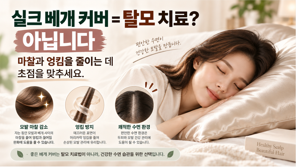 베개 커버가 두피와 탈모에 영향을 줄까? 소재별 차이와 올바른 관리법 5 image 96