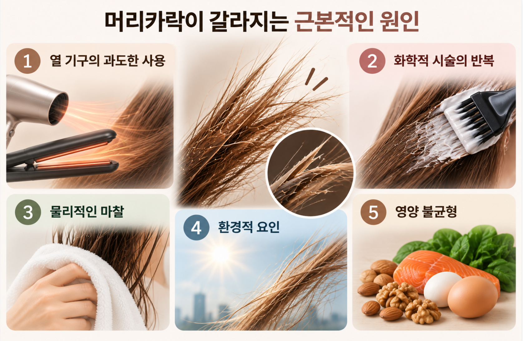 머리카락 끝이 갈라지는 원인과 건강한 머릿결을 위한 완벽 가이드 1 image 15