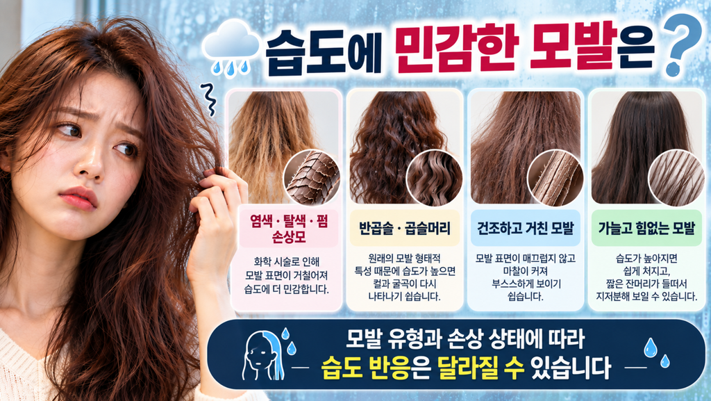 습한 날 머리카락이 부스스해지는 이유|장마철 머리 관리법 3 image 2
