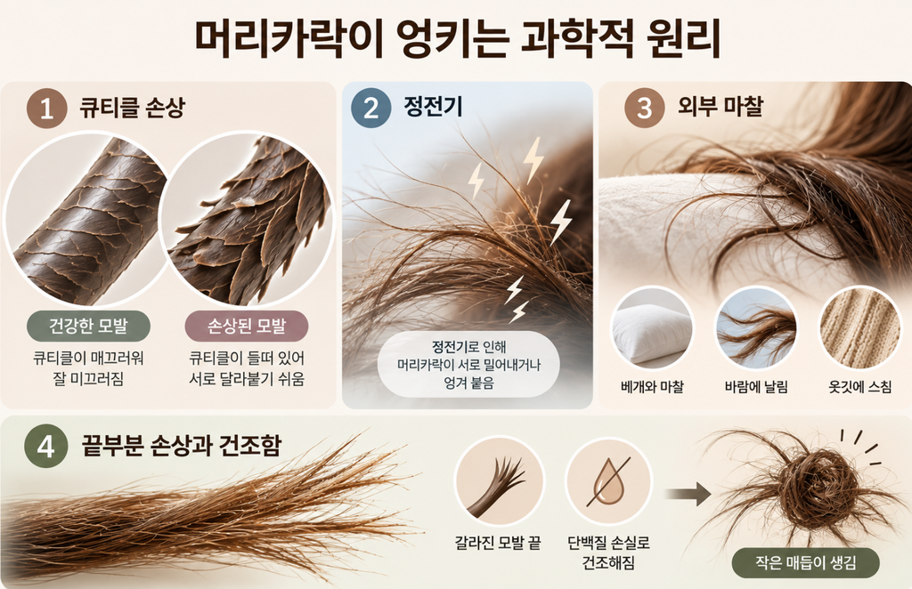 머리카락이 저절로 엉키고 매듭이 생기는 이유와 해결법 1 image 9